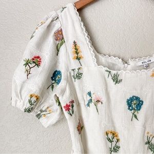 BTFL-life Flora Embroidered Dress